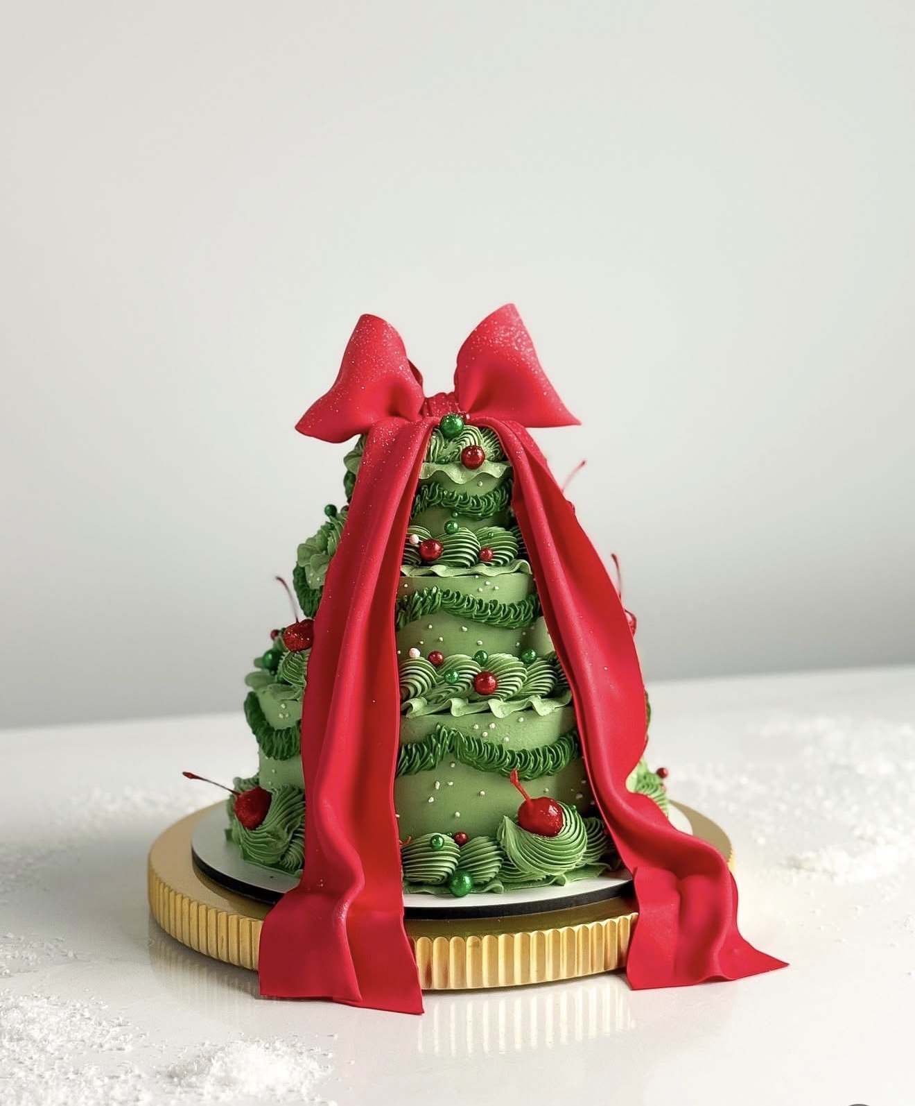 MASTERCLASS VINTAGE XMAS TREE CAKE